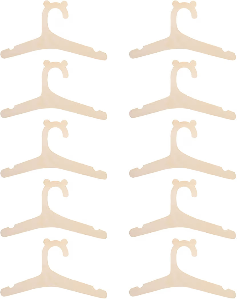 Wooden Children's Hangers (10 Pack) with Cute Bear Ears - Non Slip Coat Hangers for Kids' Coats, ... | Amazon (US)