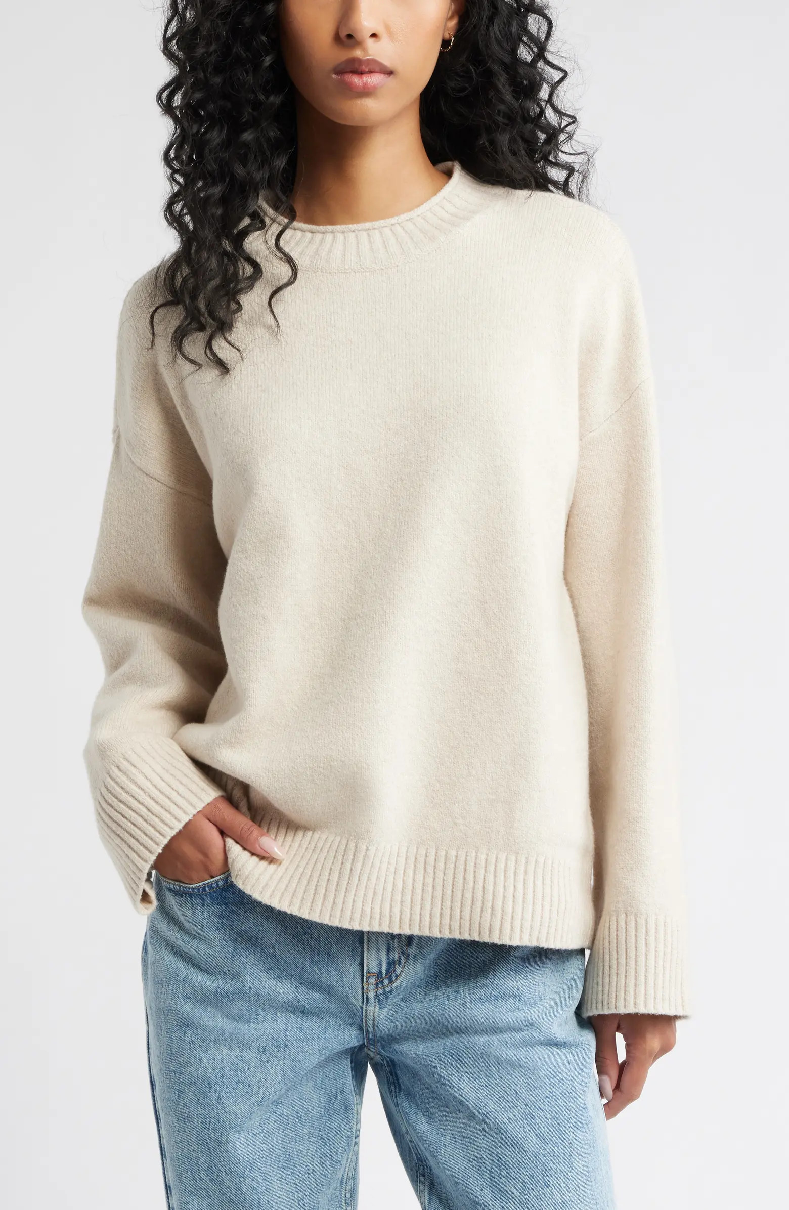 Everyday Easy Cotton Blend Sweater | Nordstrom