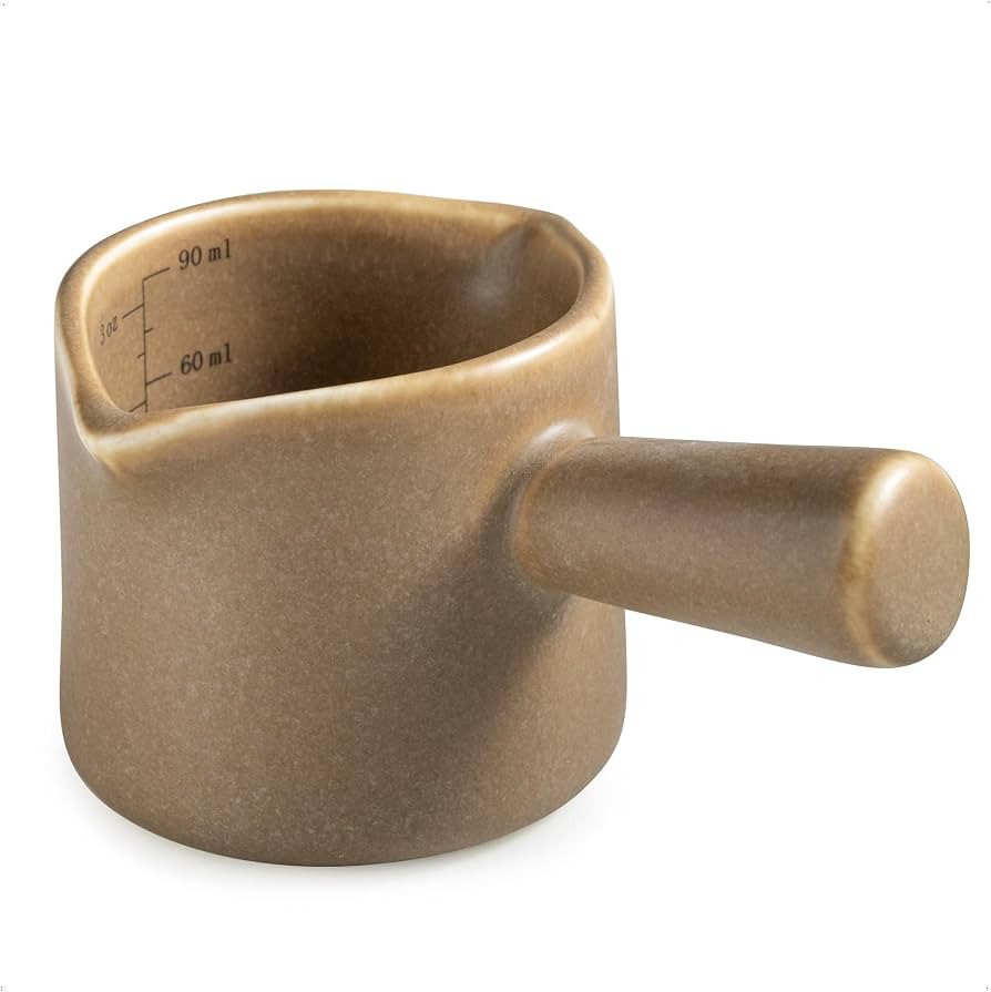 Espresso Measuring Cup, Ceramic Espresso Cup with Handle | Amazon (US)