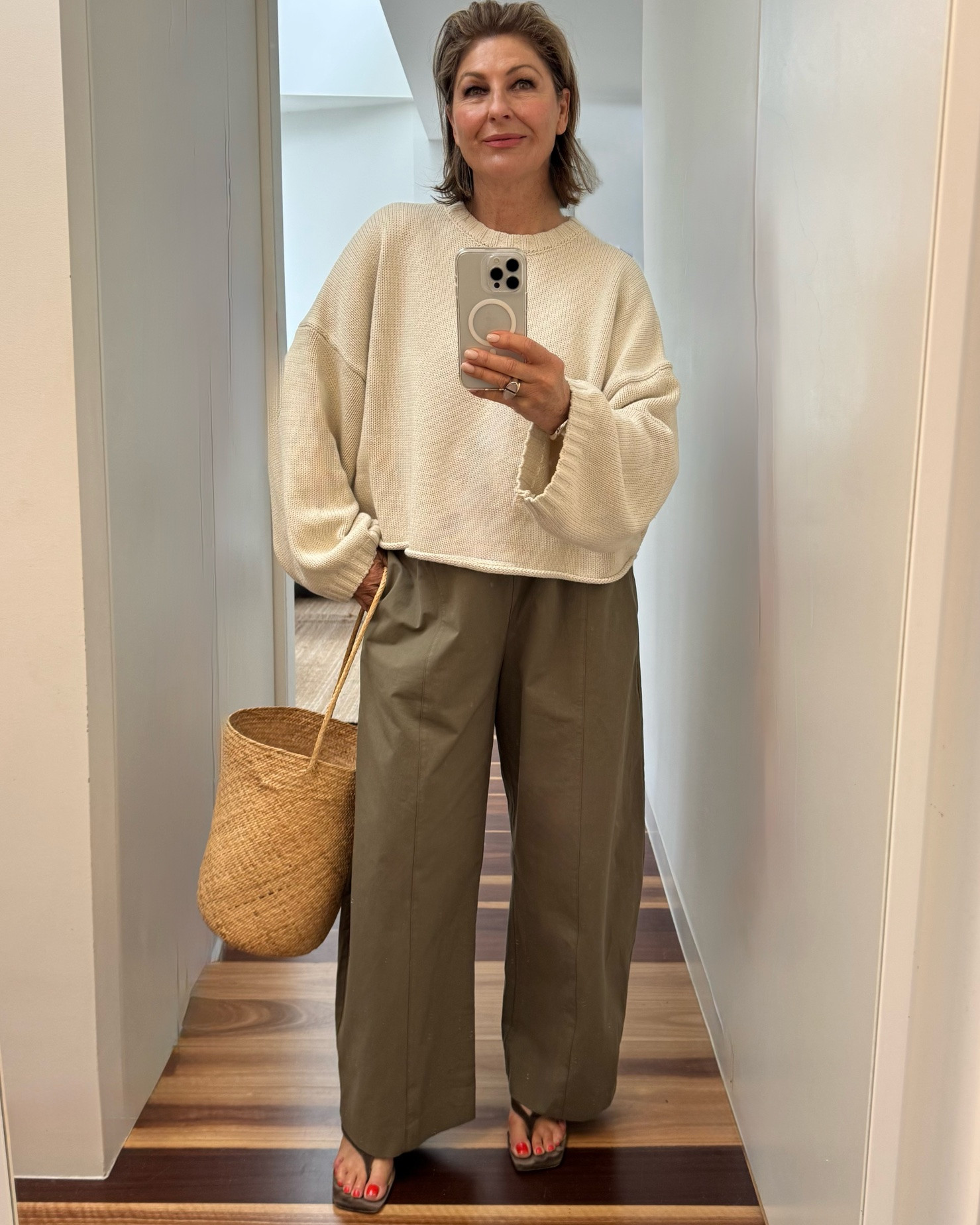 Love this sweater from @DISSH 
Three ways to wear it  ; 
* With olive barrel DISSH pants (Wearing large)
* With daydrift pants wearing size large )  
* with uniqlo shorts ( wearing L)  
Wearing medium in fabulous sweater !
Shop the look here!

#LTKaustralia #LTKover50style #LTKstyletip