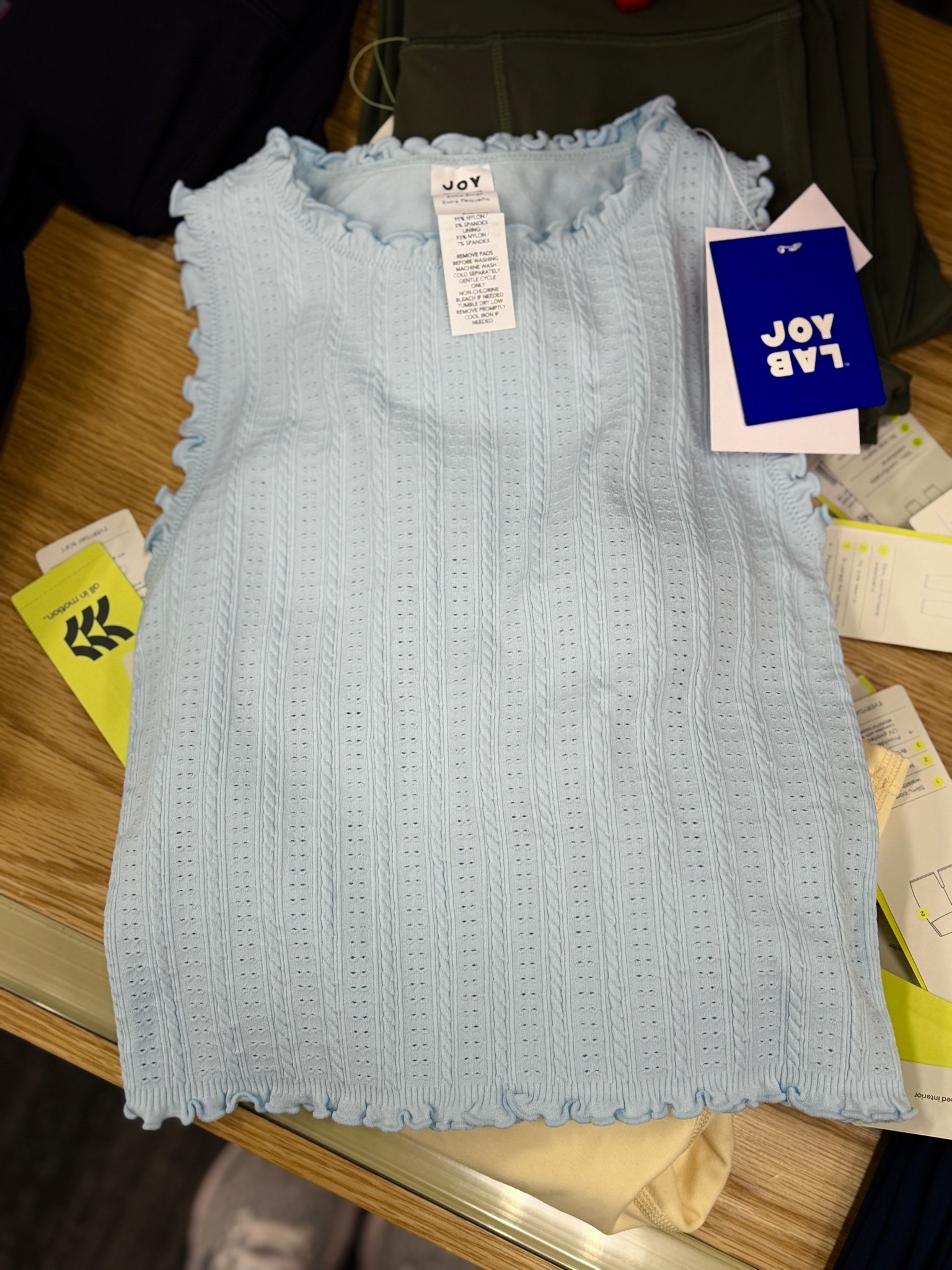 Cute new workout find at Target! 🎯 Loving the scalloped lettuce-edge detail on this JoyLab Textured Ribbed Seamless Support Tank—such a fun feminine touch for activewear. 🩵 The light blue color is so pretty, and it’s perfect styled with leggings, joggers, or skirts! 🙌🏻 One note: it does run small, so I’d recommend sizing up! #TargetFind #Activewear #WorkoutTop

#LTKfitnessgoals #LTKActive #LTKPetite