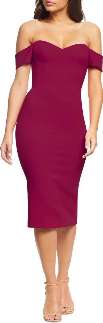 Bailey Off the Shoulder Body-Con Dress | Nordstrom