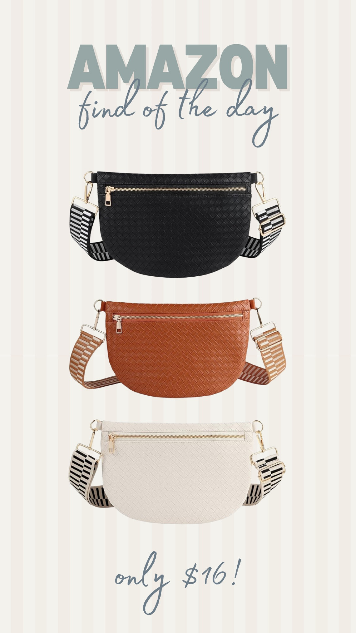 I love this bag!! Switch out the straps for a different look. The price is amazing! 

THEBLOOMINGNEST crossbody bag purse belt bag Amazon deal 

#LTKFindsUnder50 #LTKStyleTip #LTKSeasonal