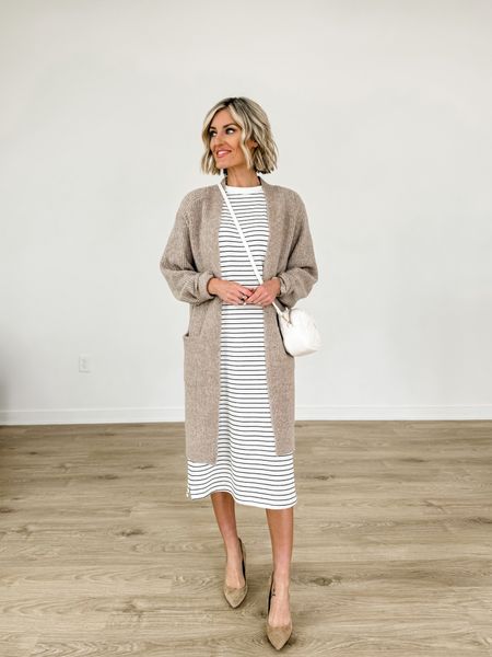 This midi dress will be on repeat for me! I am wearing an XS! It can be styled for work or play! 

Loverly Grey, Target outfit

#LTKSeasonal #LTKstyletip #LTKworkwear