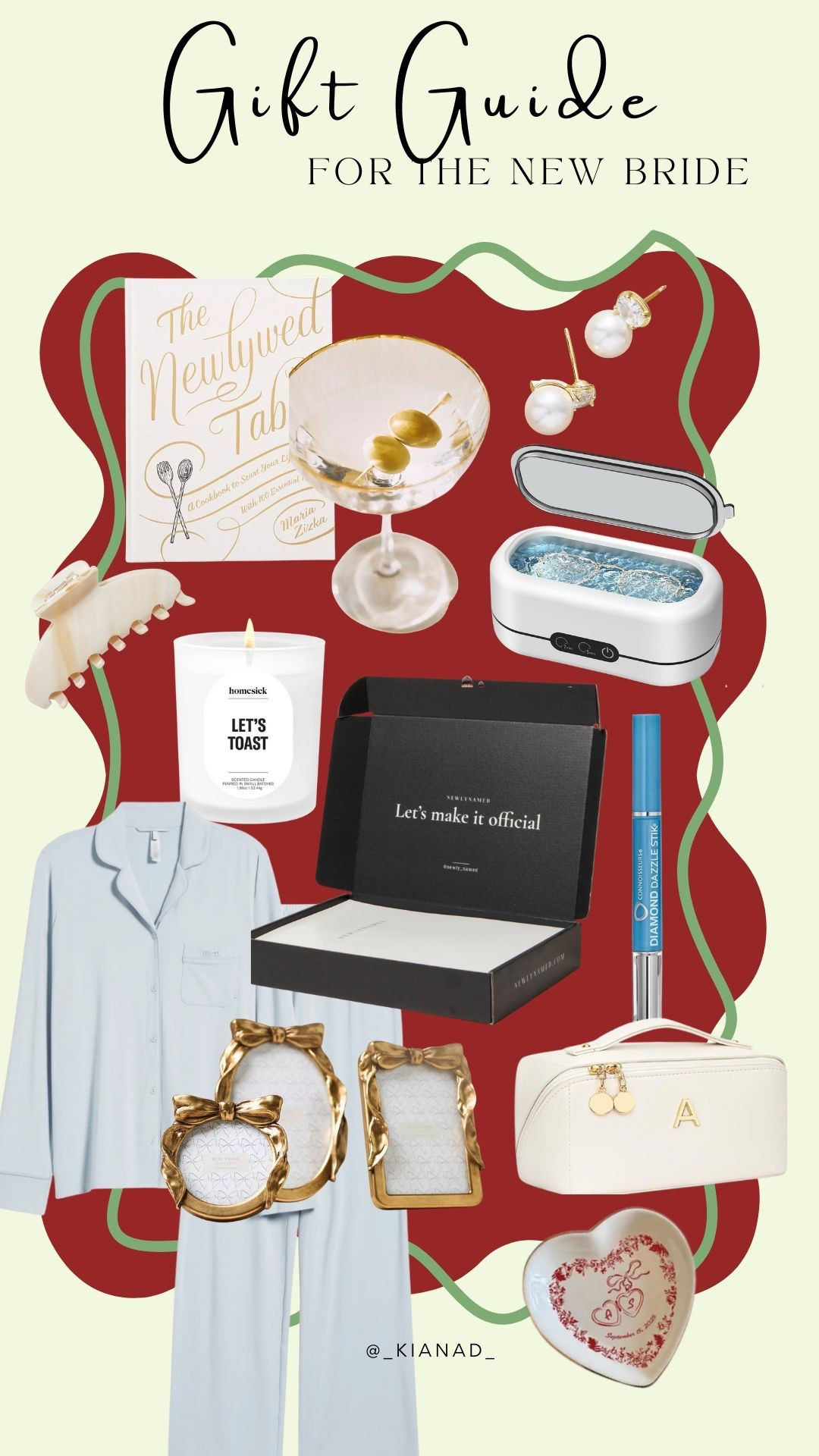 Gift ideas for the new bride heart

#LTKGiftGuide #LTKWedding