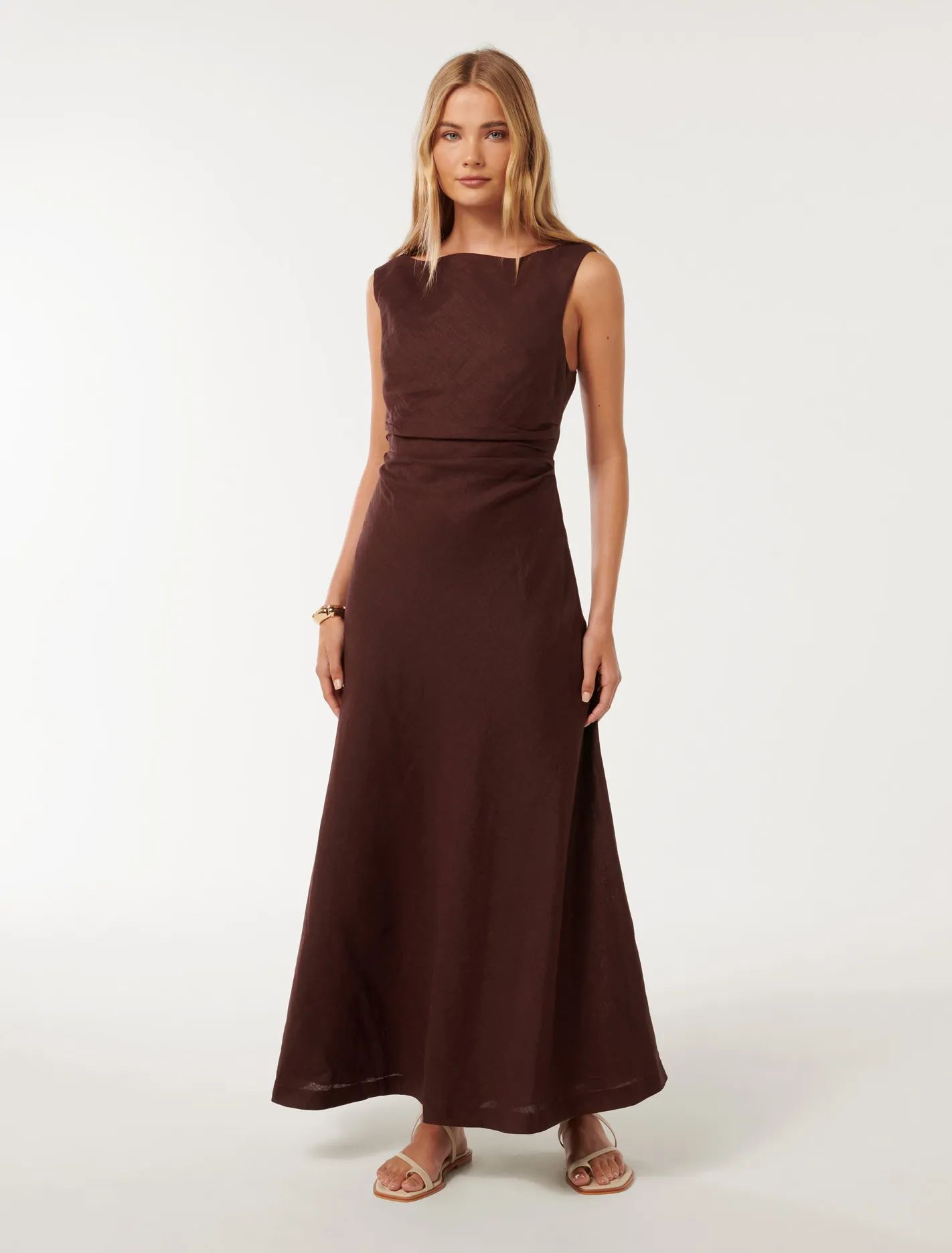 Tania Linen Midi Dress | Forever New (UK & IE)