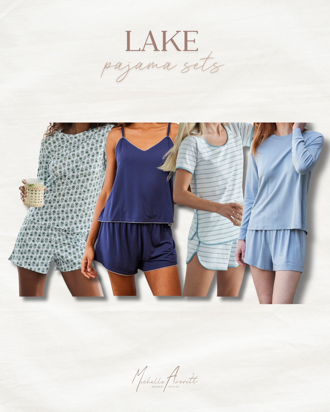 These pajama sets are my go-to for a good night’s sleep — lightweight, airy, and comfortable without sacrificing style. The shorts make them especially perfect for warm nights or anyone who sleeps a little hot!

Pajama set, sleepwear, fashion over 40, lounge set 

#LTKPetite #LTKselfcare #LTKOver40