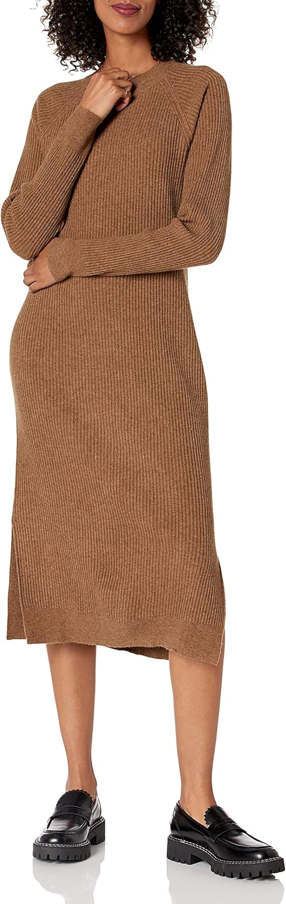 The Drop Women's Renata Rib Midi Dress | Amazon (US)