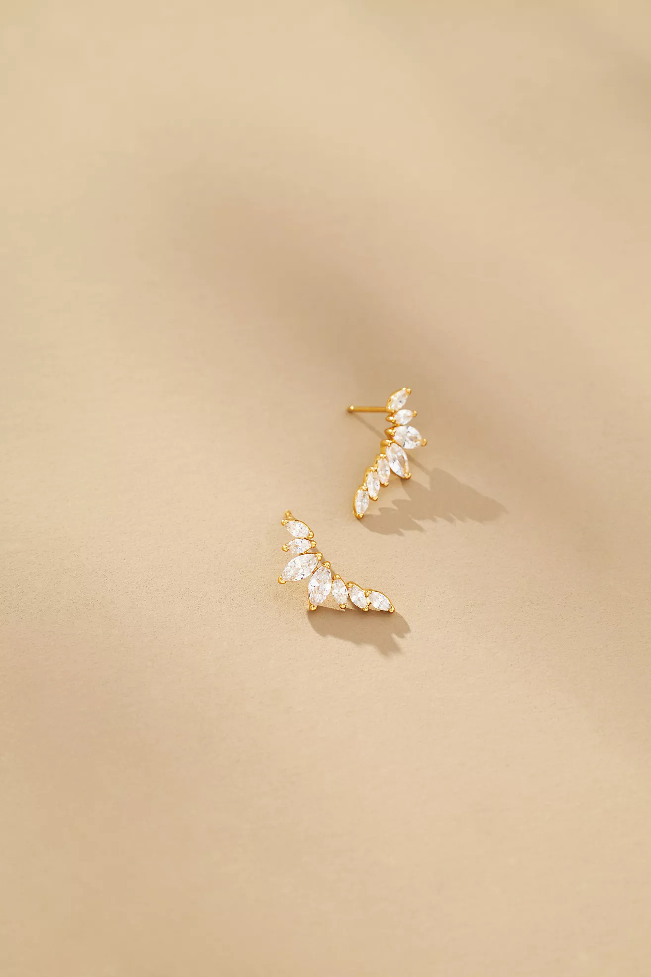 Crystal Crawler Post Earrings | Anthropologie (US)
