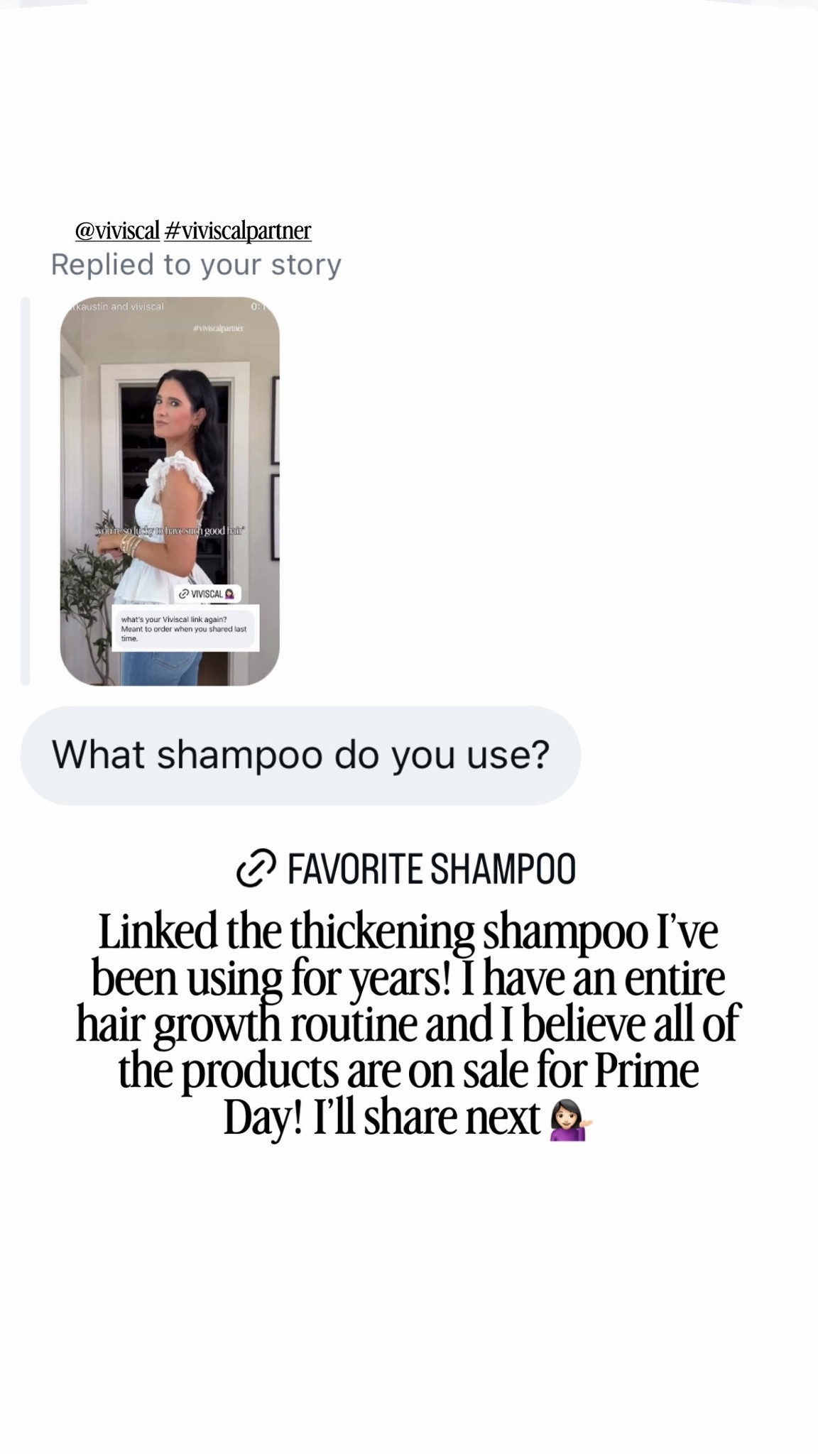My tried and true hair growth supplements and thickening shampoo and serums are all up to 50% off for prime day. My hair supplements are 25% off and the men’s version is on sale as well.