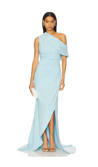 Isadora Gown in Baby Blue | Revolve Clothing (Global)