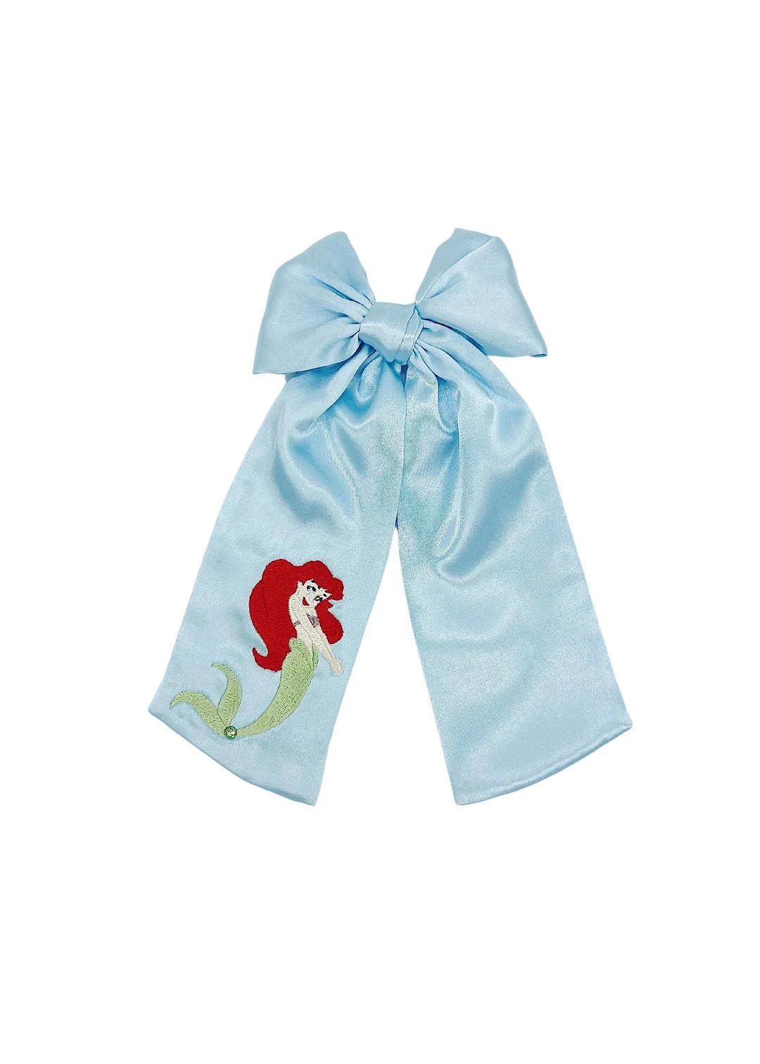 Blue Little Mermaid Bow Ariel Princess Blue Bow - Etsy | Etsy (US)