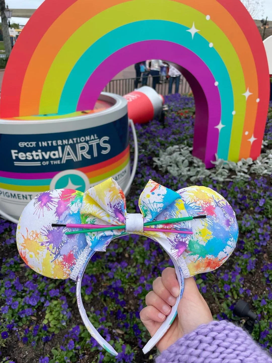 Festival of the Arts Paint Splatter Mouse Ears - Etsy | Etsy (US)