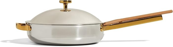 Our Place Titanium Always Pan Pro - 10.6” (2.8 Qt) No-Coating Nonstick Skillet | Tri-Ply Titani... | Amazon (US)