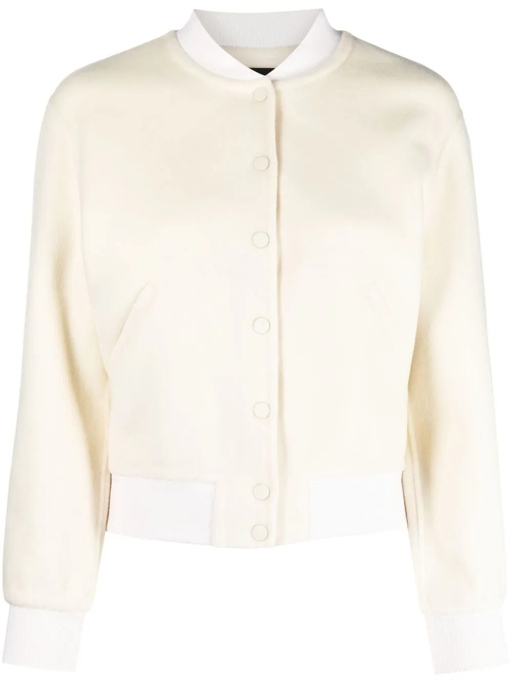 wool cropped bomber jacket | Farfetch Global