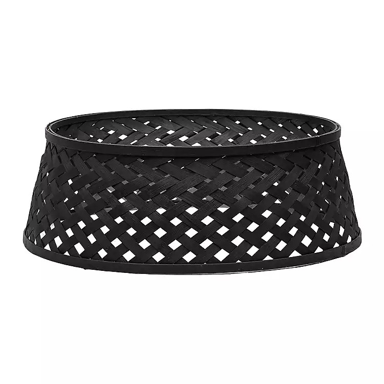 Black Woven Tree Collar | Kirkland's Home