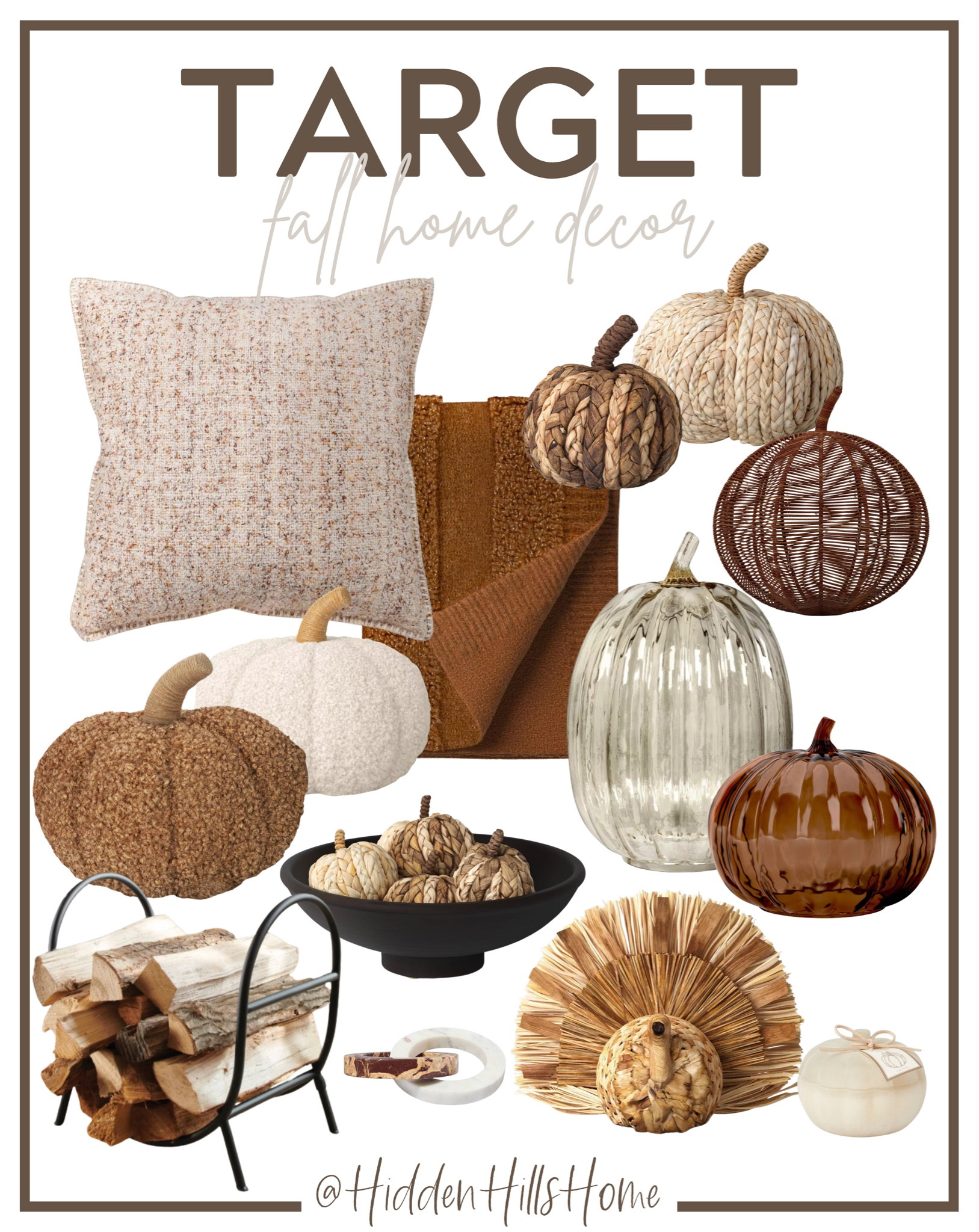 I just ordered new fall decor for my home office from @target🍂 #ad They have so many cute throw pillows, throw blankets, and fall decor items starting at $5! I love adding little touches of fall throughout my home! #TargetPartner
#target #targetstyle 

#LTKHome #LTKSeasonal #LTKFindsUnder50