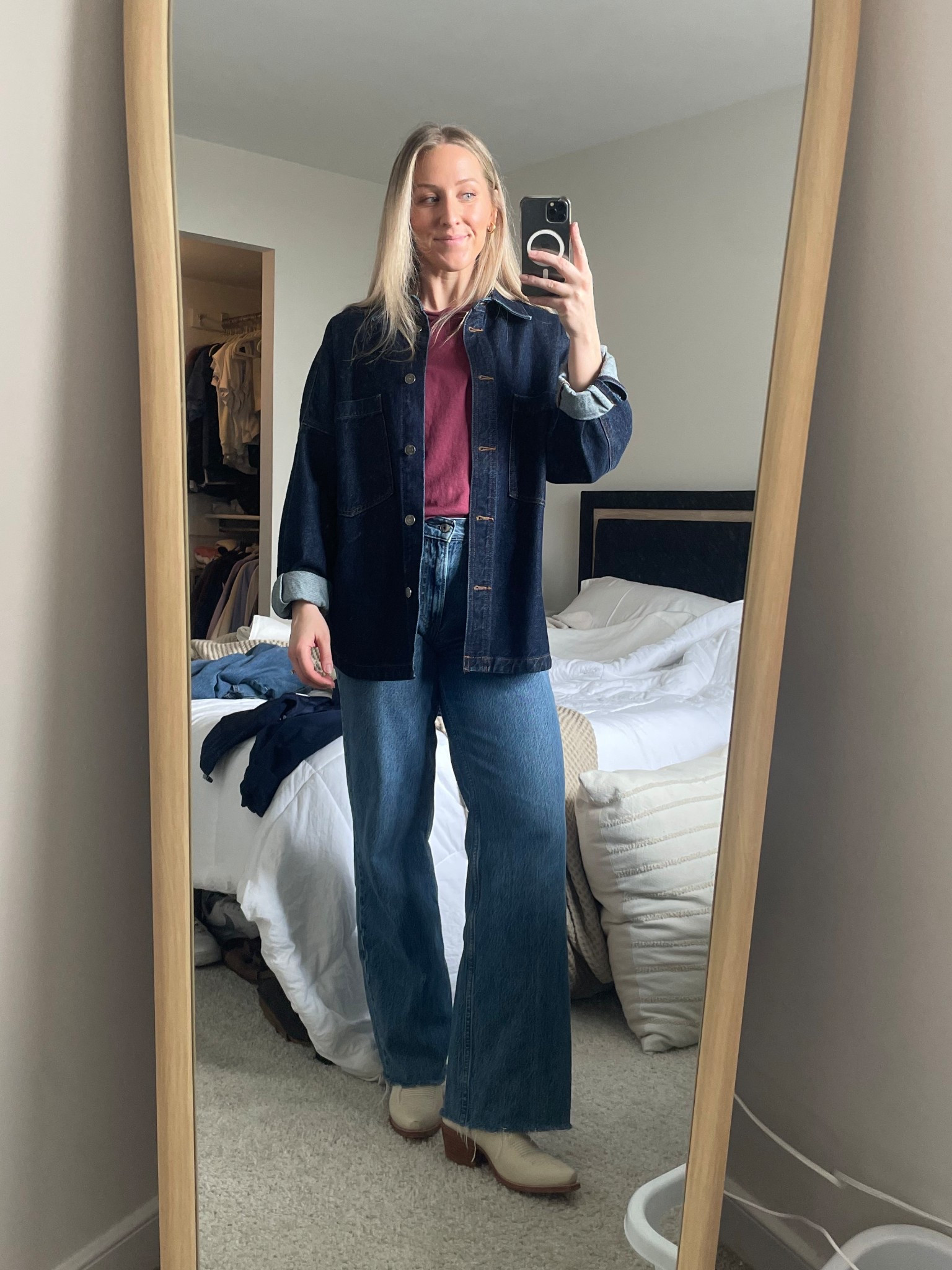 casual cute weekend outfit - can’t go wrong with denim on denim! 

#LTKSeasonal #LTKTravel #LTKStyleTip