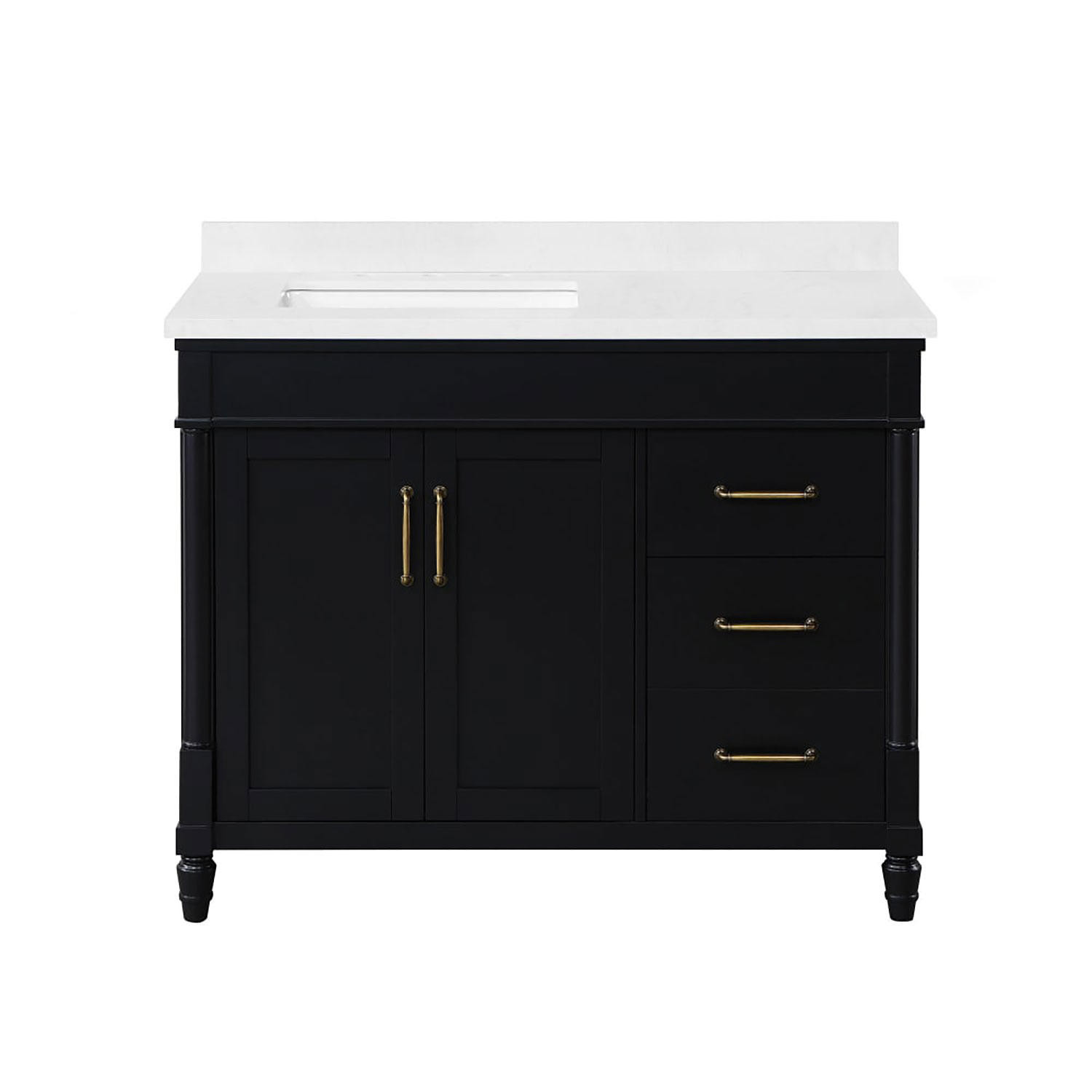 OVE Decors Salisbury 60" W x 22" D Freestanding Bathroom Vanity with Two Sinks | Sam's Club