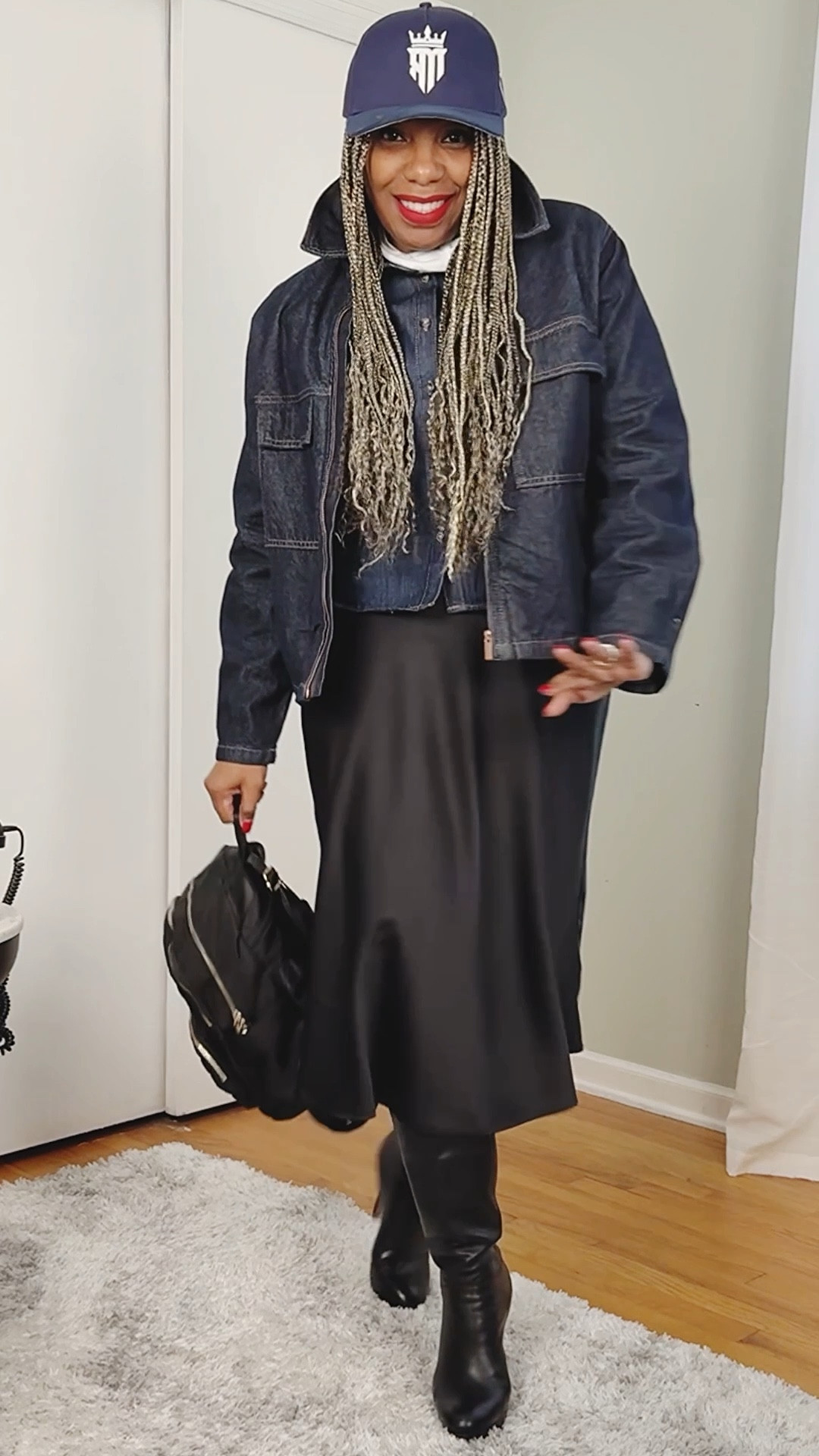 Outfits by Miki | Denim + Slip Skirt
Slip skirt, denim on denim, and knee-high boots. Easy pieces. Intentional styling.
Exact + similar pieces linked.

#LTKMidsize #LTKOver40 #LTKootd