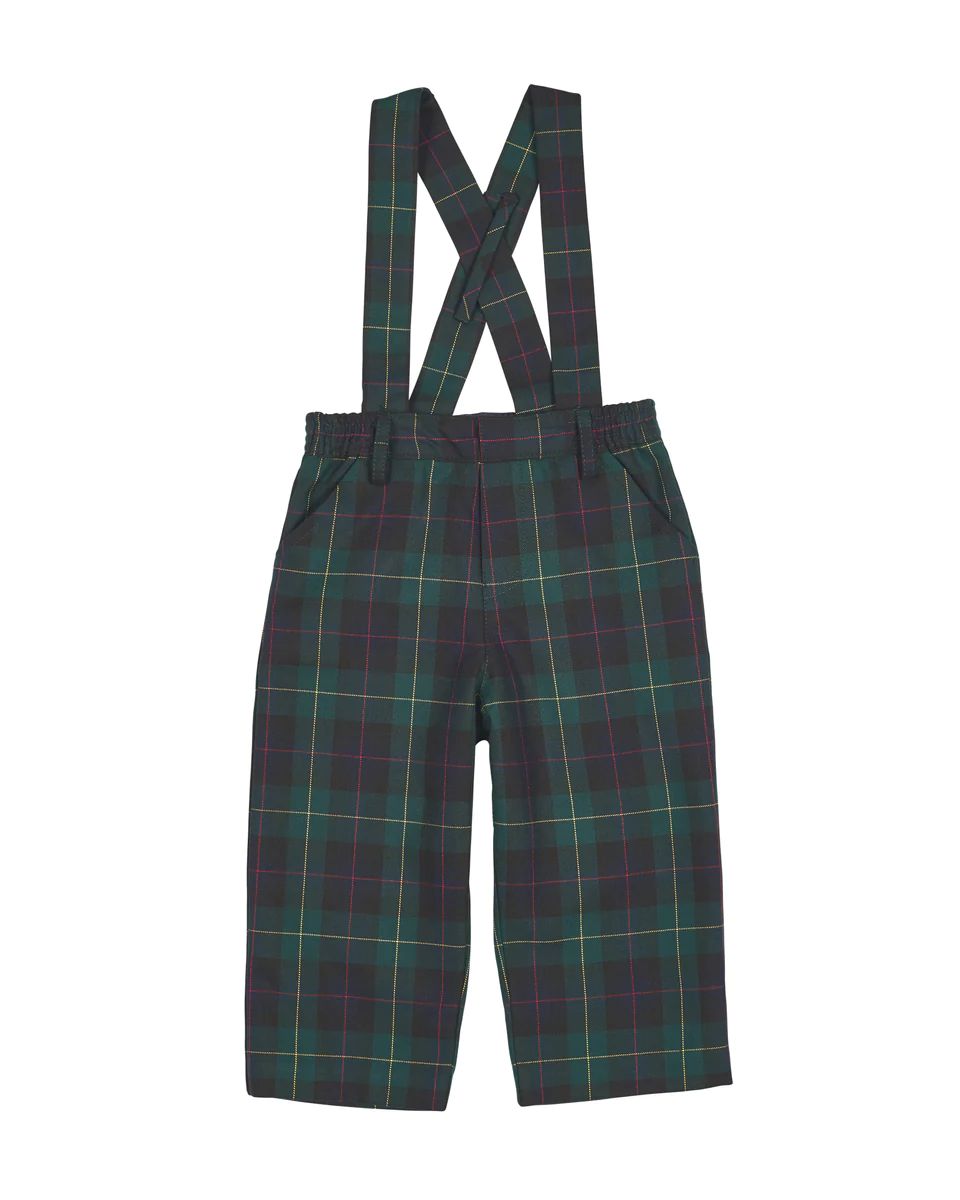 Plaid Pant With Removable Suspenders | Florence Eiseman