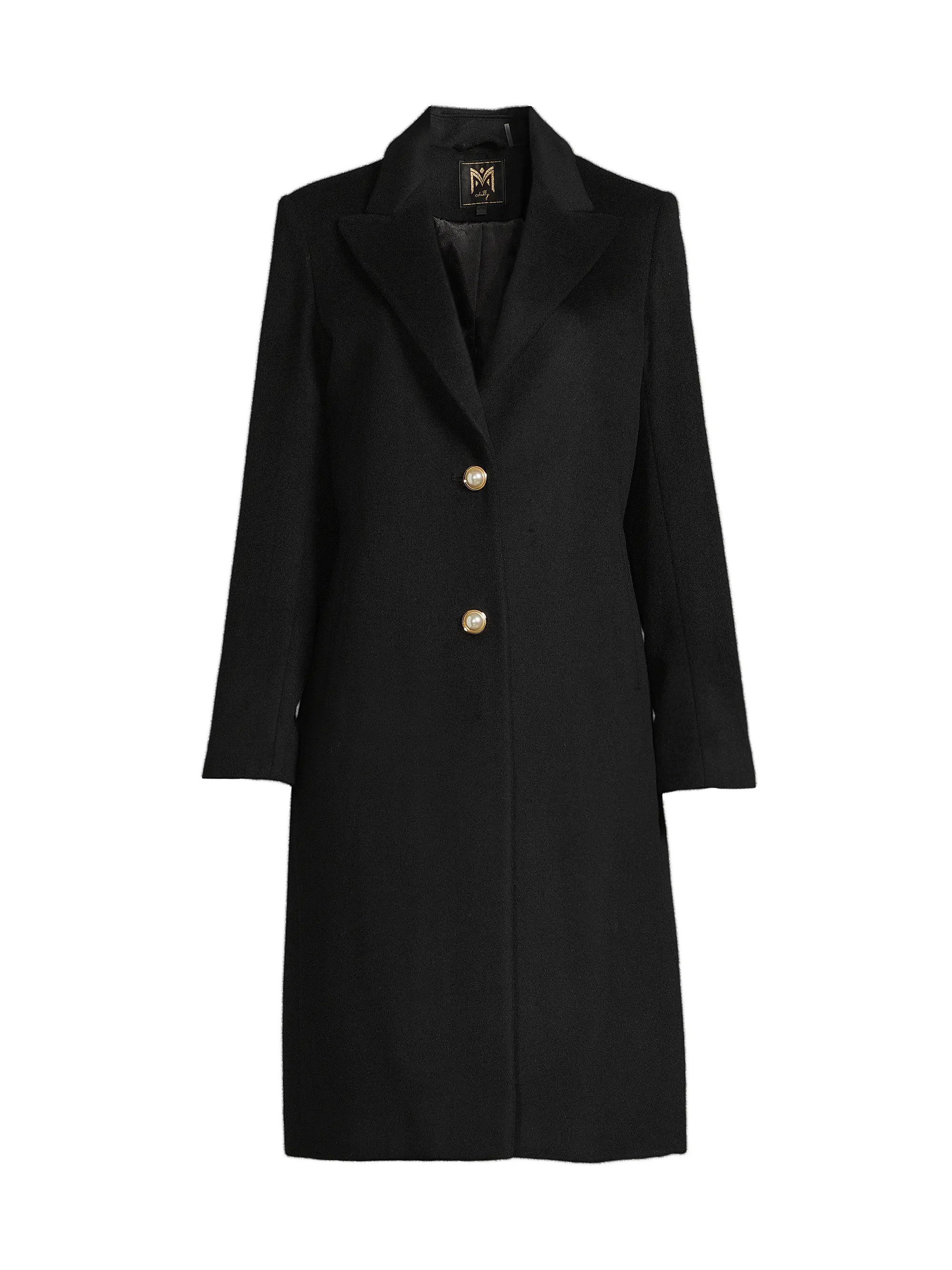 Peak Lapel Wool-Blend Coat | Saks Fifth Avenue