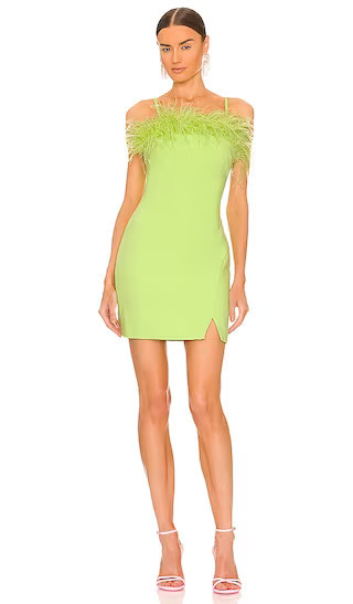 Katy Mini Dress in Sharp Green | spring cocktail dress winter cocktail party dress cocktail outfit | Revolve Clothing (Global)