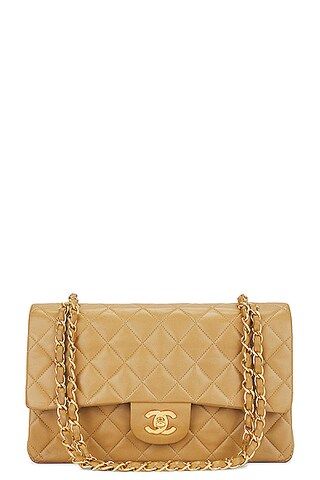 Chanel Medium Quilted Lambskin Classic Double Flap Shoulder Bag | FWRD 