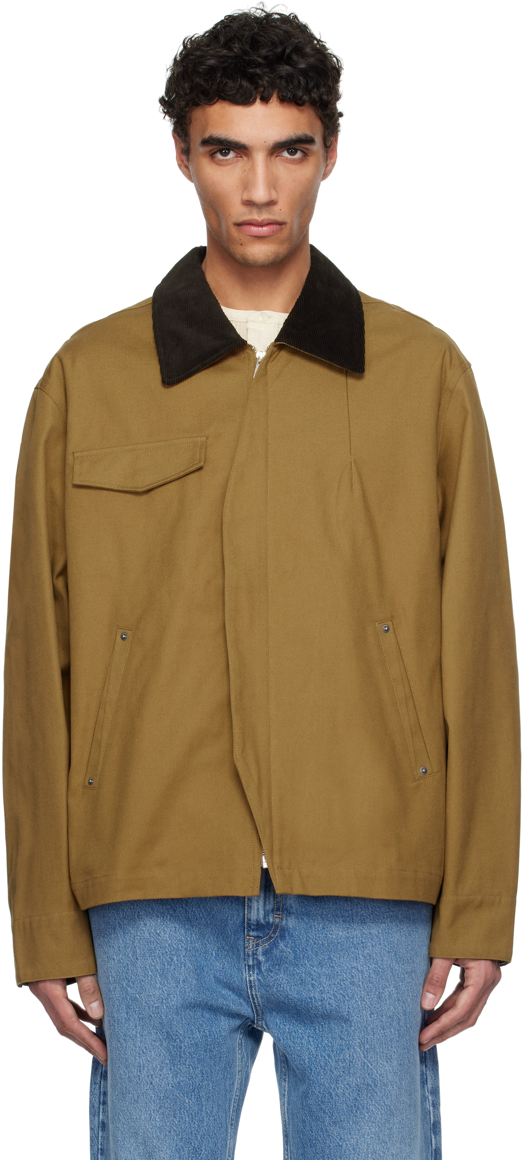 Axel Arigato Brown Dallas Chore Jacket | SSENSE