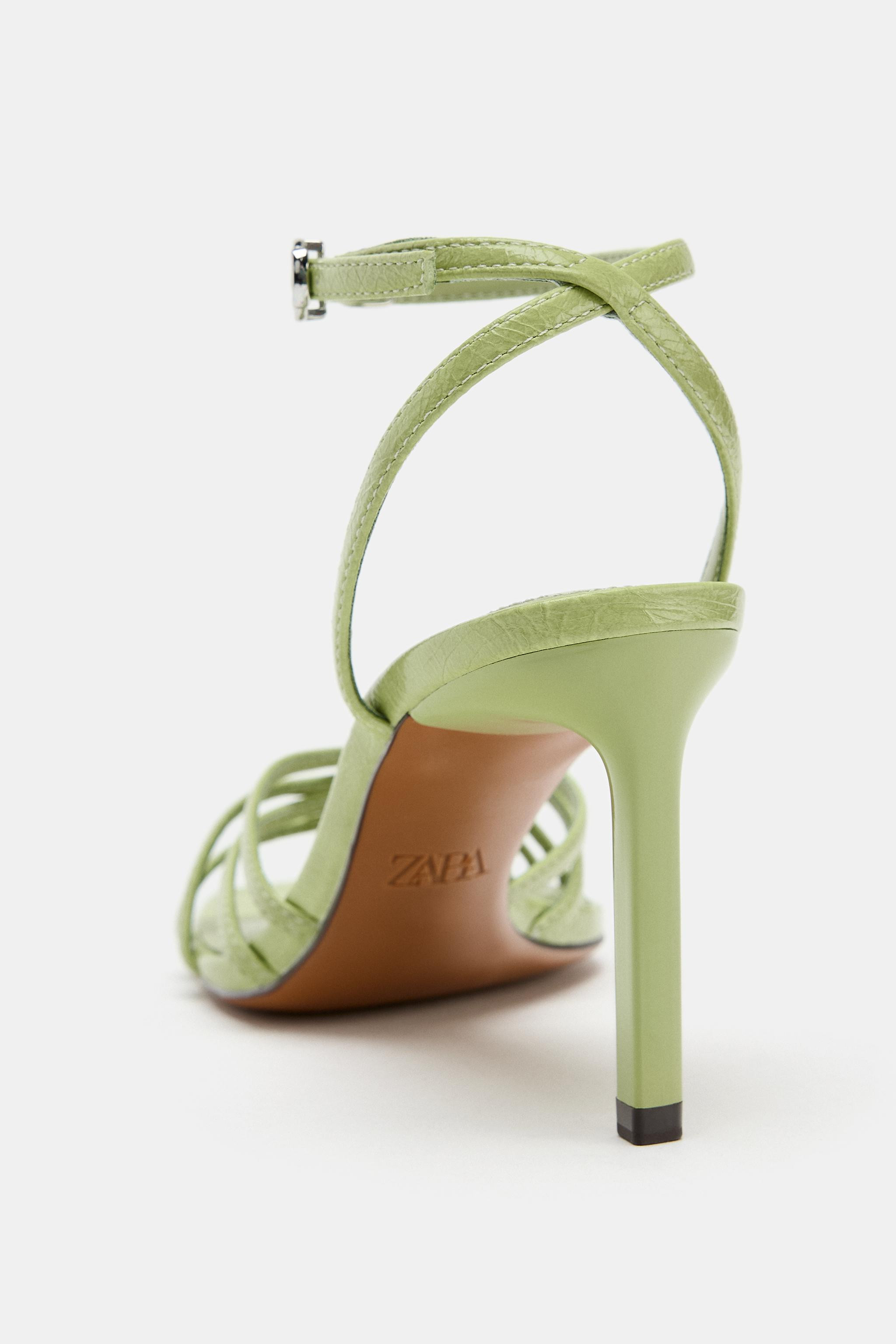 MULTI-STRAP HEELED SANDALS | Zara UK