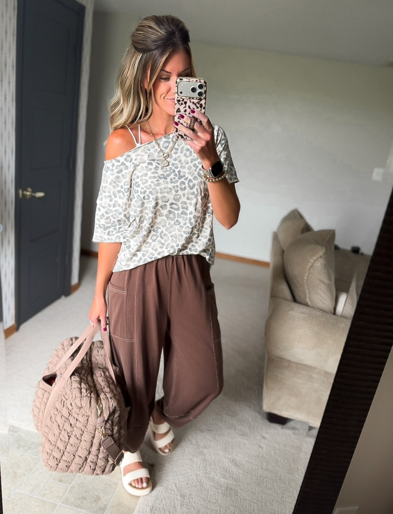 Comfies for a little road trip. 
Top/XS runs big
Pants/ medium
This Target duffle has held up so well over the last couple years. I’ve used it for baseball and lake weekends constantly and it still looks new

#LTKSeasonal #LTKOver40 #LTKmomlife