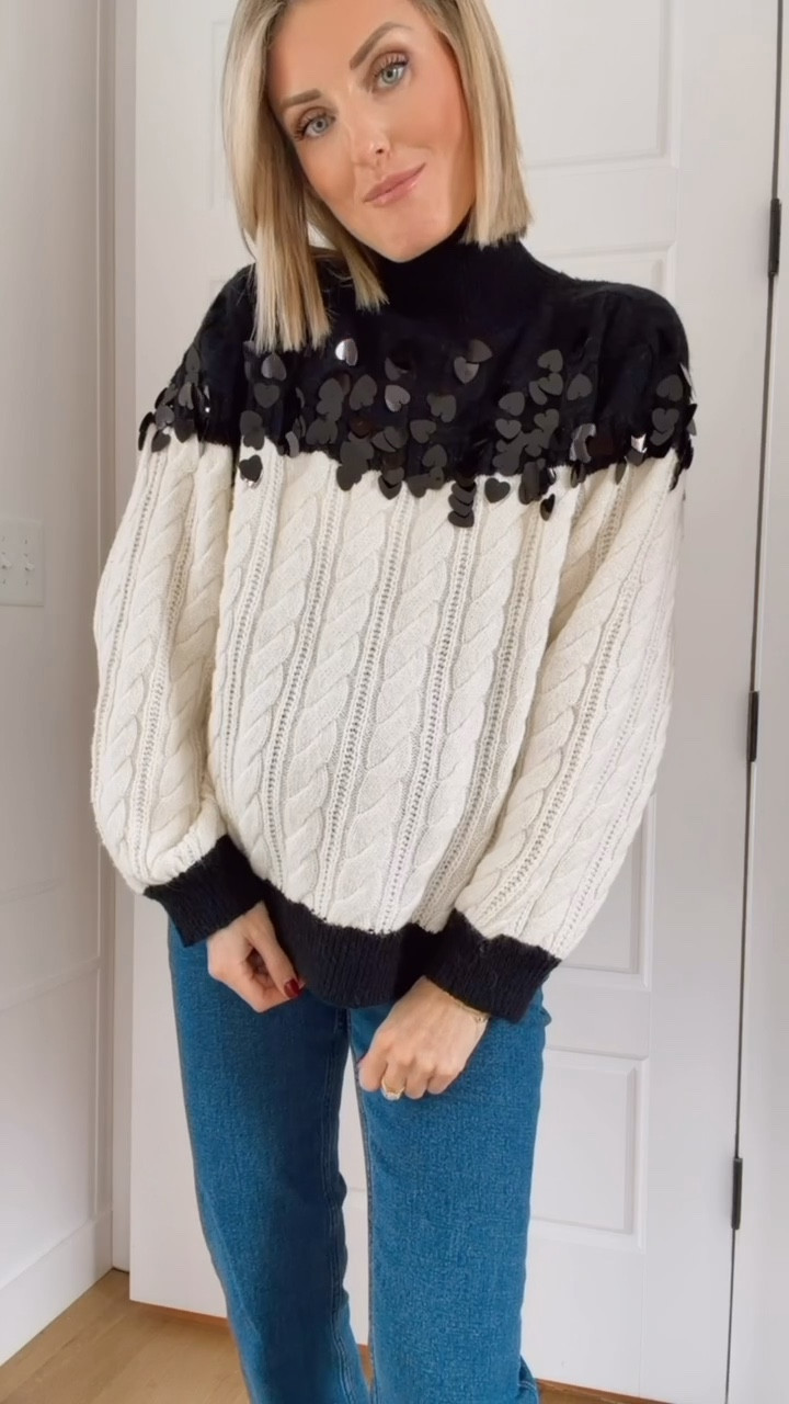 This sweater I just got in the mail from Anthropologie! It’s a sweater you can style now for a Christmas party and even wear later into Valentine’s Day! Wearing size small! Use code LOVERLY30 for 30% off this sweater!

Loverly Grey, Anthropologie, Christmas sweater, festive sweater, holiday sweater, Black Friday sale 

#LTKCyberWeek #LTKSaleAlert