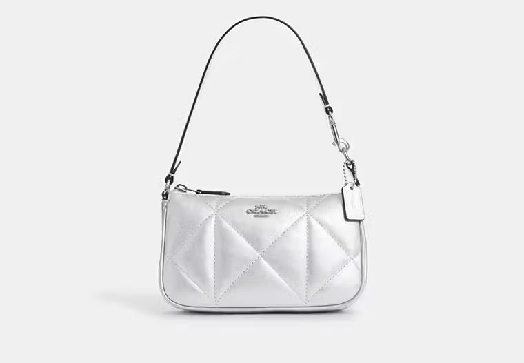 Nolita 19 In Silver Metallic With Puffy Diamond Quilting | Coach Outlet