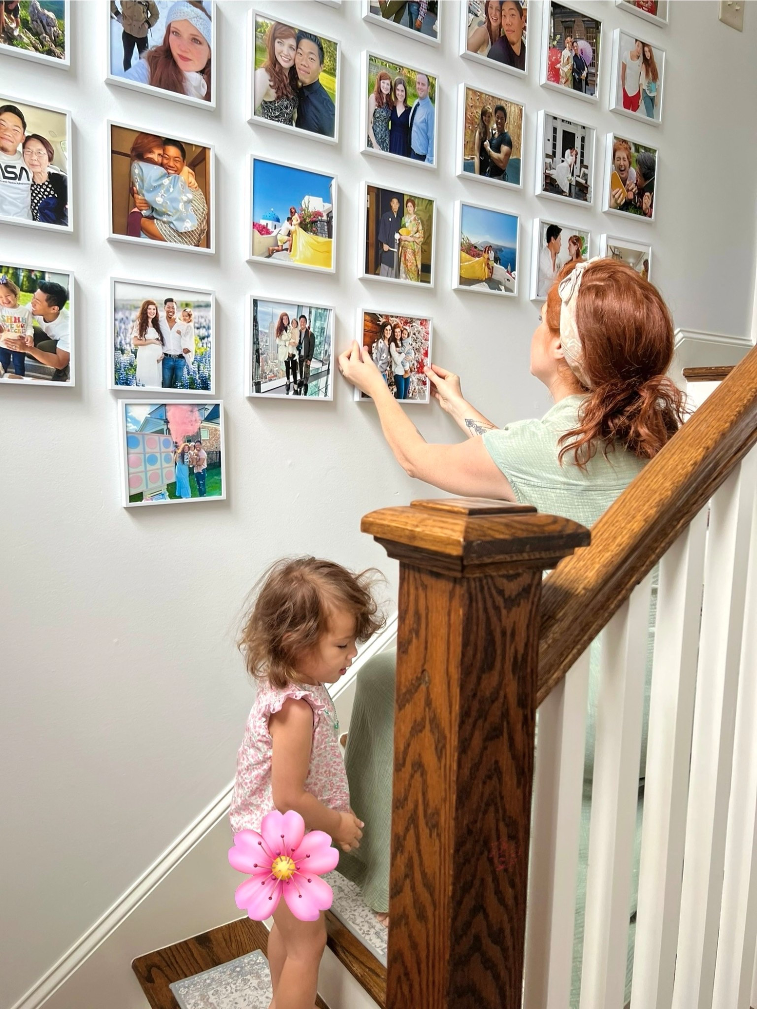 My stairs are finally getting blasted with mix-tiles! We have officially updated our collection to the current date and I’m so excited to have a wall of memories! 🤩
#photos #pictures #walldecor #decor #home

#LTKHome #LTKFindsUnder100 #LTKFamily