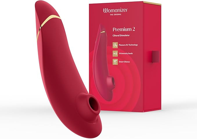 Womanizer Premium 2 Clitoris Vibrator for Women | Clit Sucker Adult Toys | Vibrating Adult Sex To... | Amazon (US)
