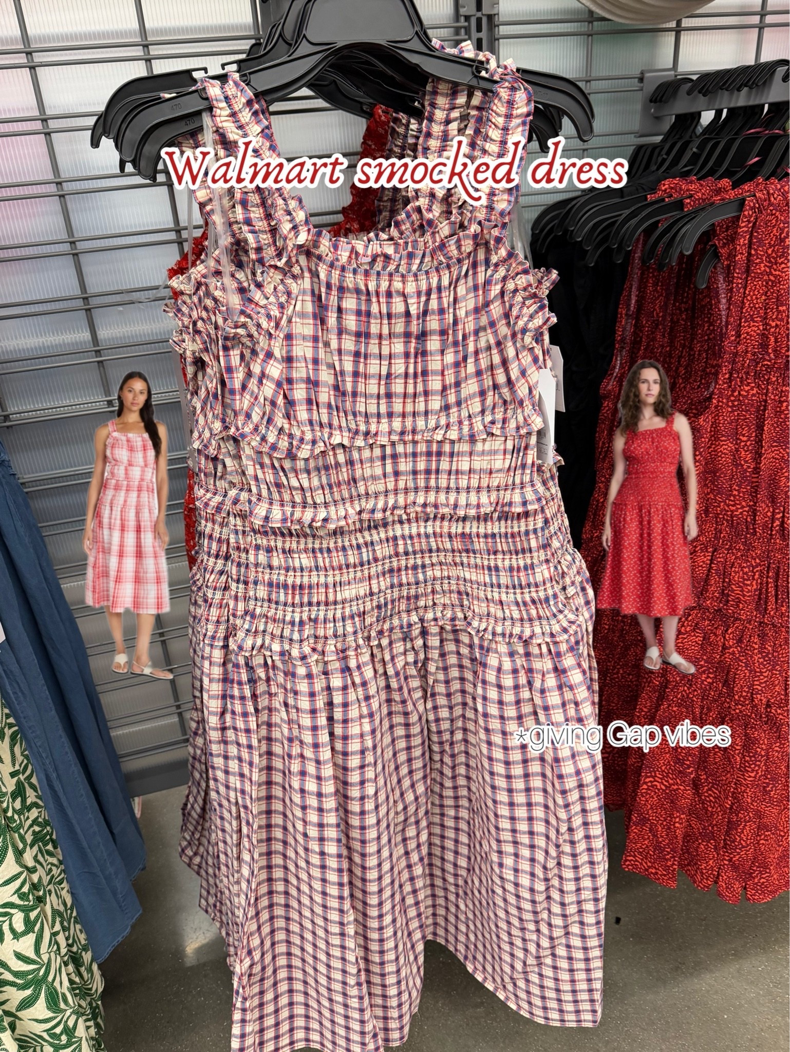 Cute Walmart smocked dress! Giving Gap vibes for only $27.99

#LTKootd