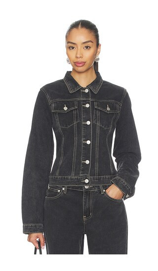 superdown Claira Jacket in Black. - size S | Revolve Clothing (Global)