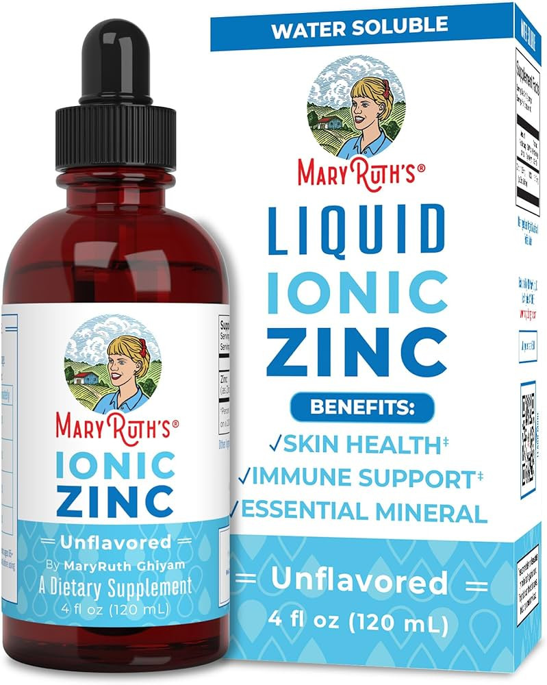 Zinc Supplements for Immune Support | Ionic Zinc for Kids & Adults | Liquid Zinc Supplement | 40 ... | Amazon (US)
