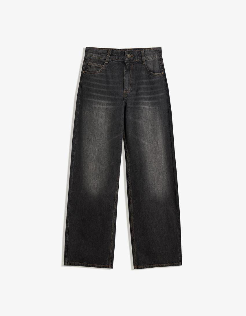 Baggy barrel jeans - BSK Teen | Bershka GB