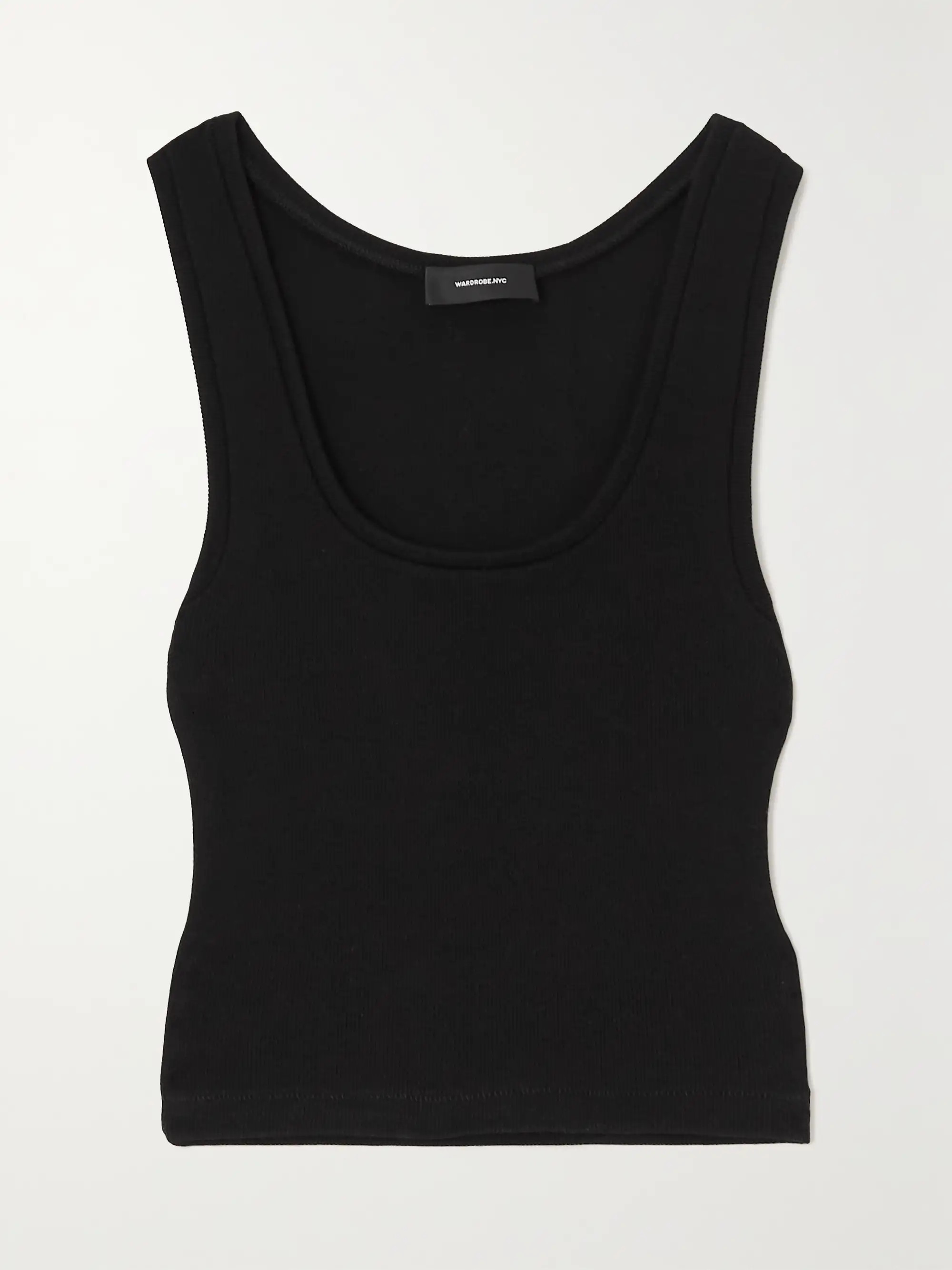Ribbed stretch-cotton jersey tank | NET-A-PORTER (US)
