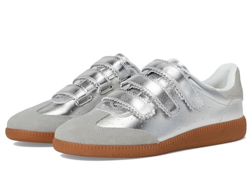 Steve Madden Women's Momentum Sneaker, Silver, 9.5 | Amazon (US)