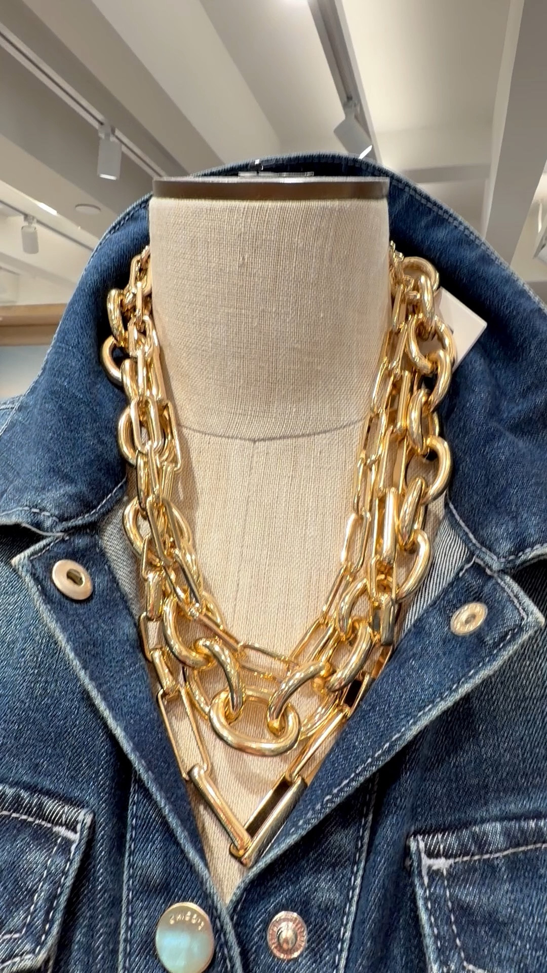 Convertible 3 strand convertible chain. 
Chico’s has the best fashion jewelry at affordable prices. I have collected their pieces for more than 15 years. 

#LTKootd #LTKOver40 #LTKWorkwear