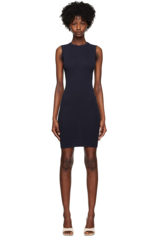 Navy Esmé Dress | SSENSE