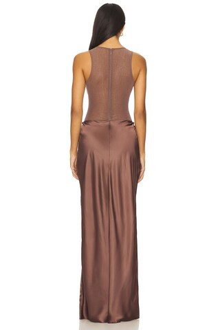 Fiza Maxi Dress in Brown | Revolve Clothing (Global)