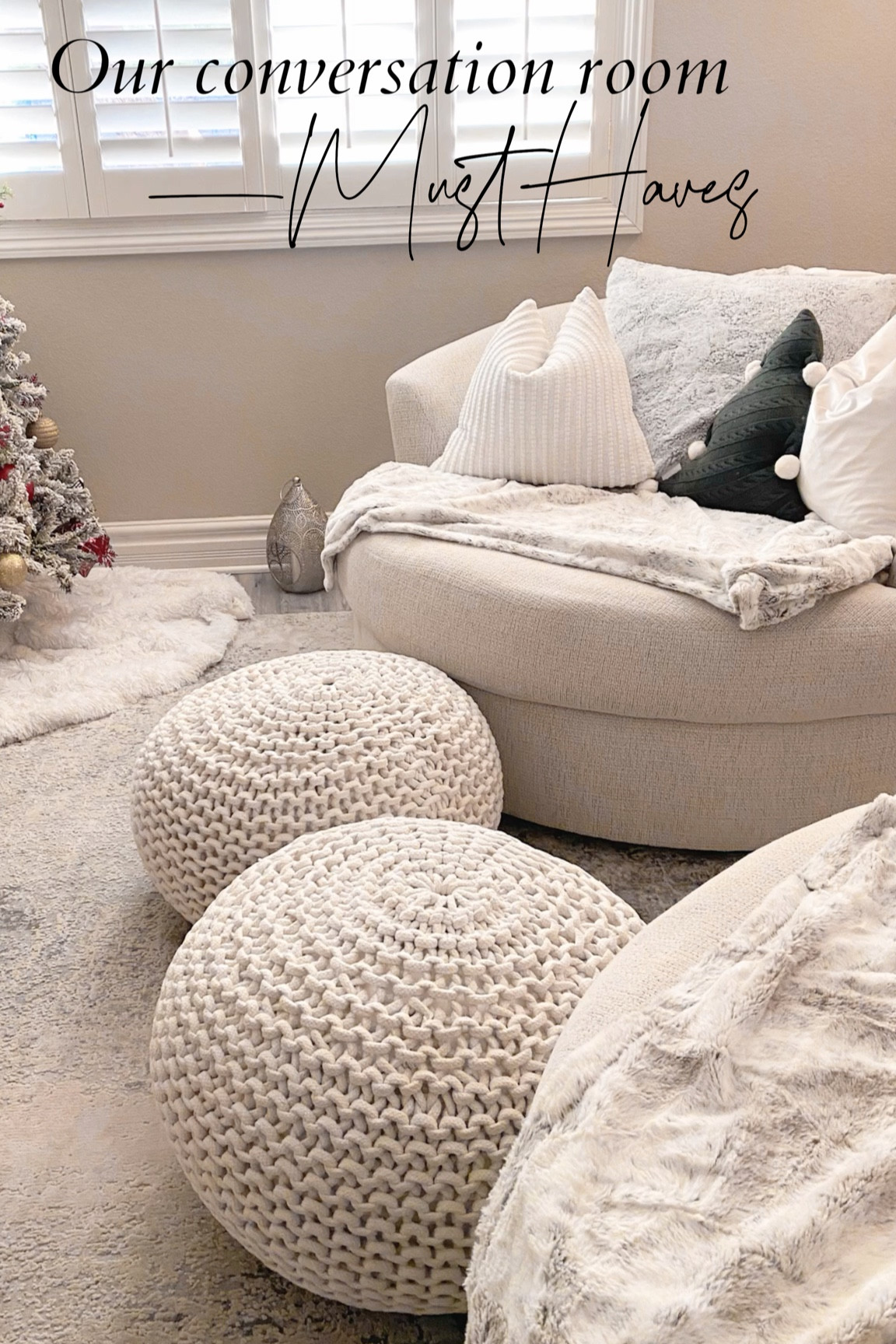 Our cozy conversation room essentials 



#LTKhome #LTKGiftGuide #LTKHoliday