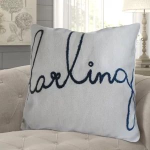 Barter Darling Embroidered Cotton Throw Pillow | Wayfair North America