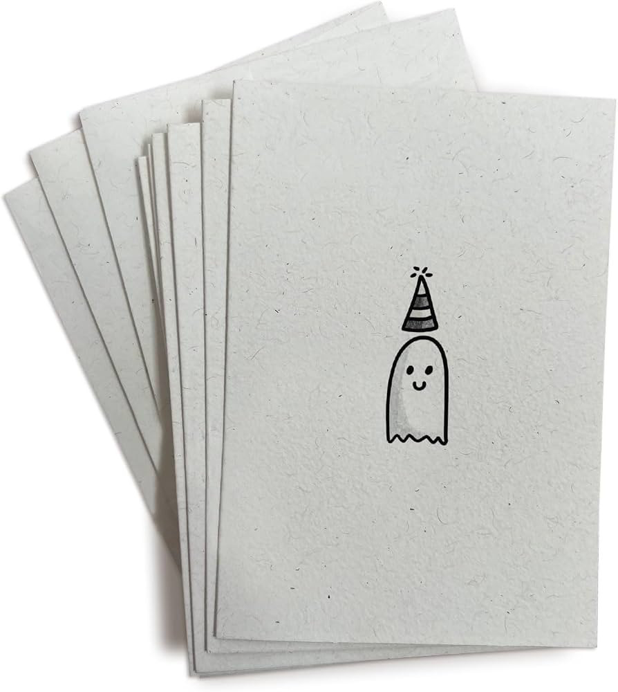 Sugartown Greetings Friendly Ghost Celebration Cards - 24 Note Cards with Envelopes - For use as ... | Amazon (US)
