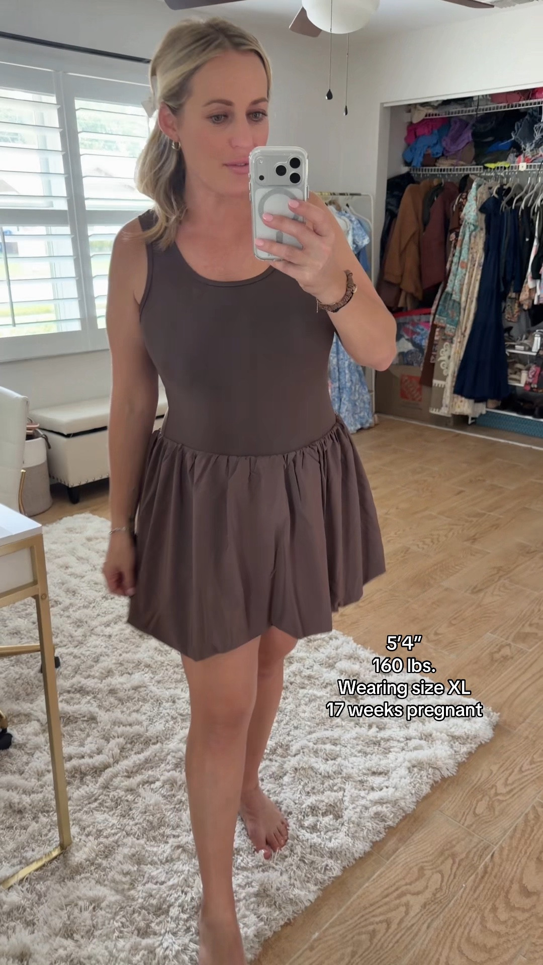 Activewear dress with bubble hem 

#LTKActive #LTKMidsize #LTKootd