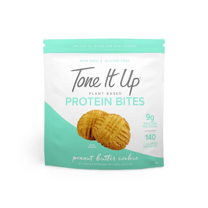 Tone It Up Plant Based Protein Bites - Peanut Butter Cookie - 8ct | Target