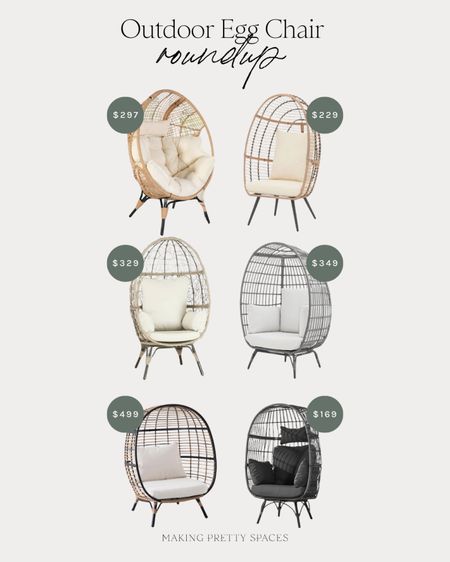 Egg chair roundup, amazon egg chair, Walmart egg chair, rollback, sale, outdoor finds, patio furniture, outdoor, home, egg chair

#LTKsalealert #LTKSeasonal #LTKstyletip